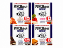 Four Punch Bar Extreme cannabis chocolate boxes at 1000mg THC, high-potency edible chocolate