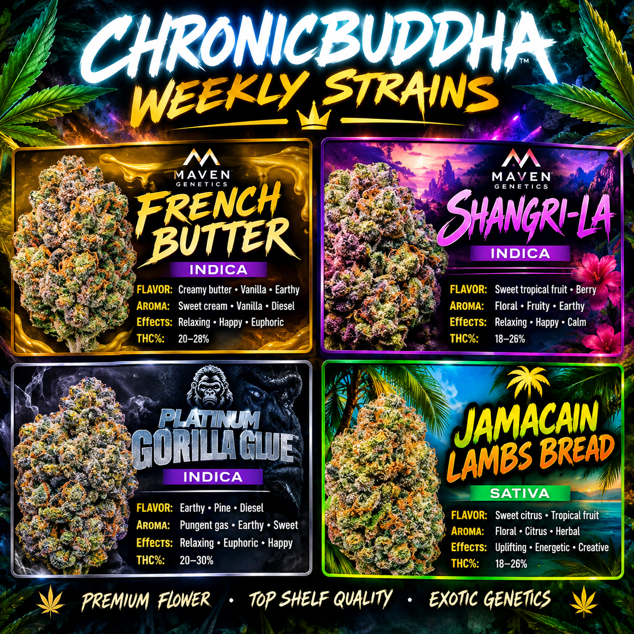 INDOOR SPECIAL $80 1/2oz